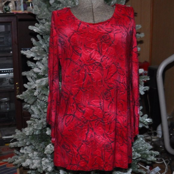 new directions Tops - New Directions Bright Tunic Sz Large